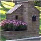 planter brick mailbox