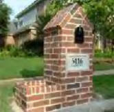 cheap brick mailbox